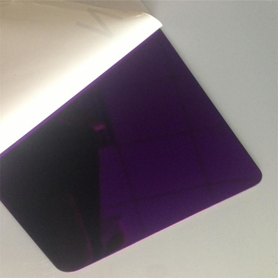 201 304 Color Coated Stainless Steel Sheet Decorative 4X8 SS Plate Mirror Gold