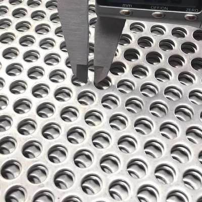 1/4"Ft Perforated SS Plate 304 316 With Hole Customized Colored Sheet